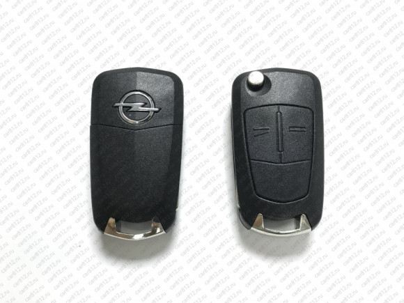 Ключ выкидной Opel 2 кнопки HU100