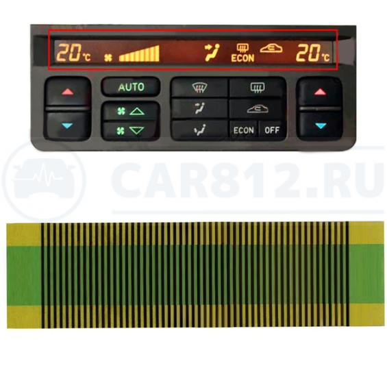 Шлейф дисплея ACC климата Saab 9-5